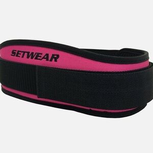 New Setwear Fitness Sport Series Belt Pink  Small/Medium Back Saver Belt